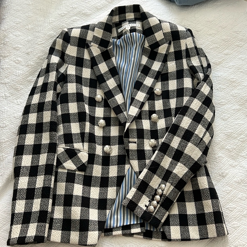 Veronica Beard textured cotton blazer
